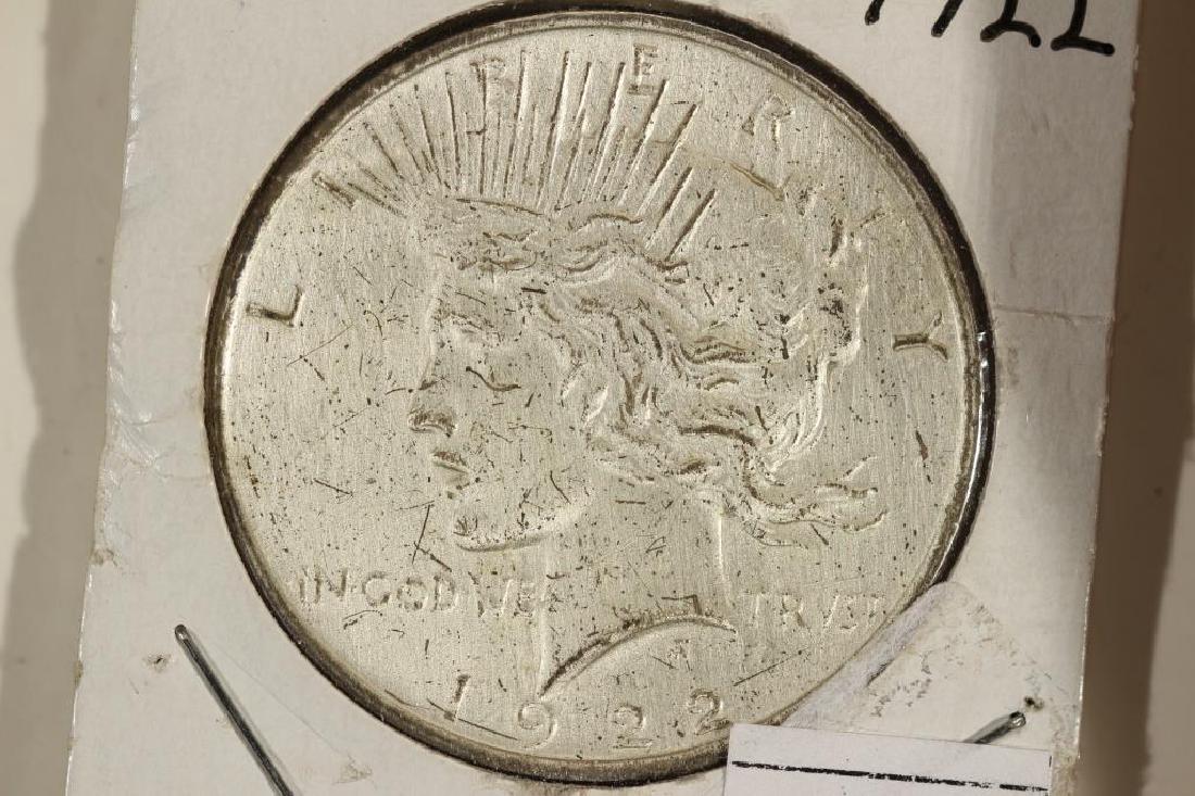 1922 PEACE SILVER DOLLAR UNC (1 of 2)