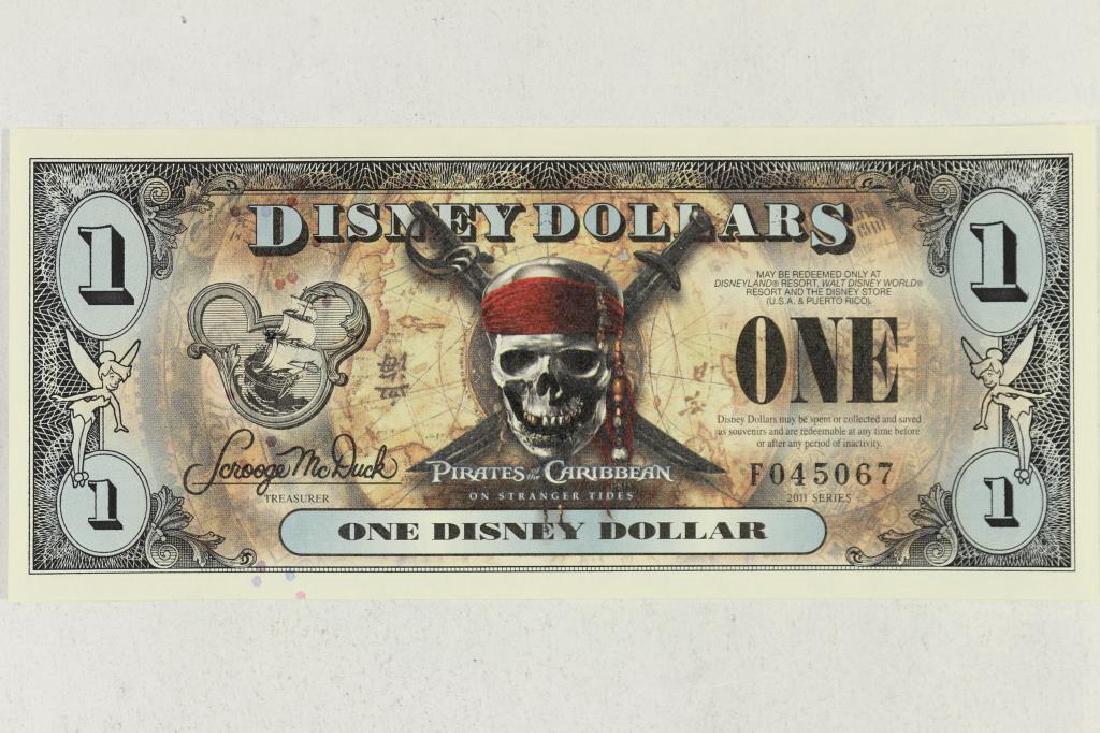 2011 DISNEY DOLLAR PIRATES OF THE CARIBBEAN: CRISP UNC