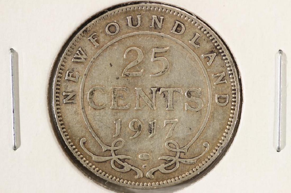 1917-C NEWFOUNDLAND SILVER 25 CENTS (1 of 2)