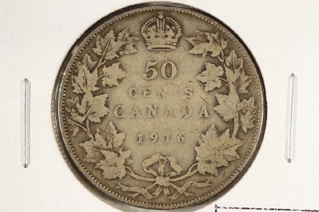 1916 CANADA SILVER 50 CENTS (1 of 2)