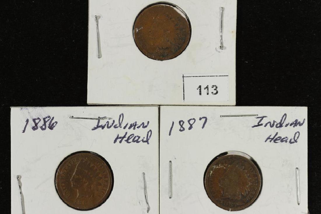 1883- 1886 & 1887 INDIAN HEAD CENTS (1 of 2)