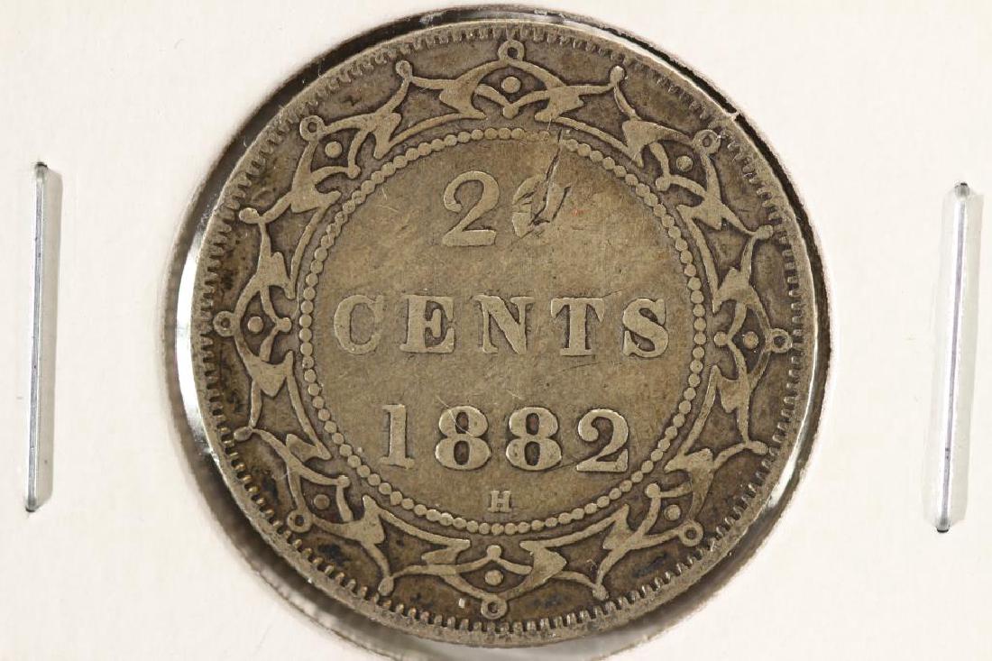1882-H NEWFOUNDLAND SILVER 20 CENTS (1 of 2)