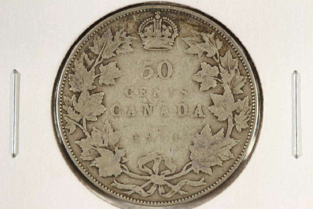 1911 CANADA SILVER 50 CENTS (1 of 2)