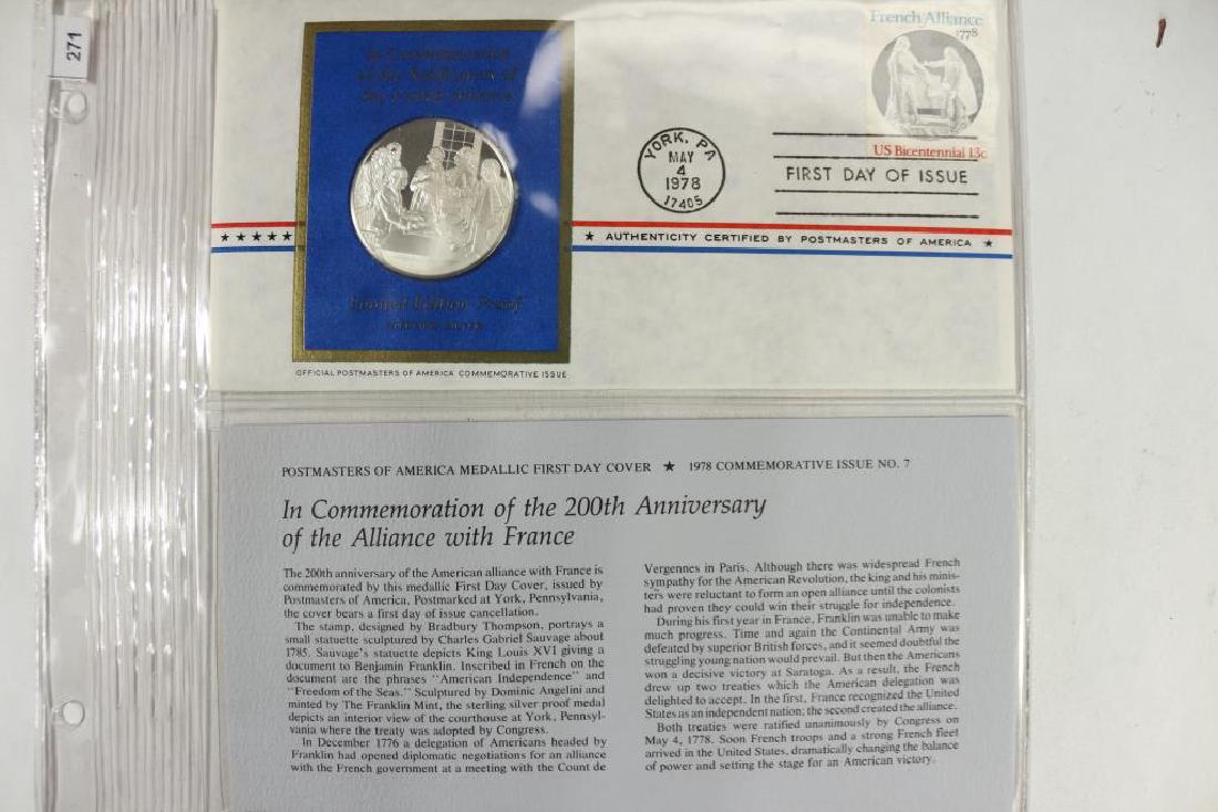 APPROX. 25 GRAM STERLING SILVER PROOF ROUND FDC (1 of 3)