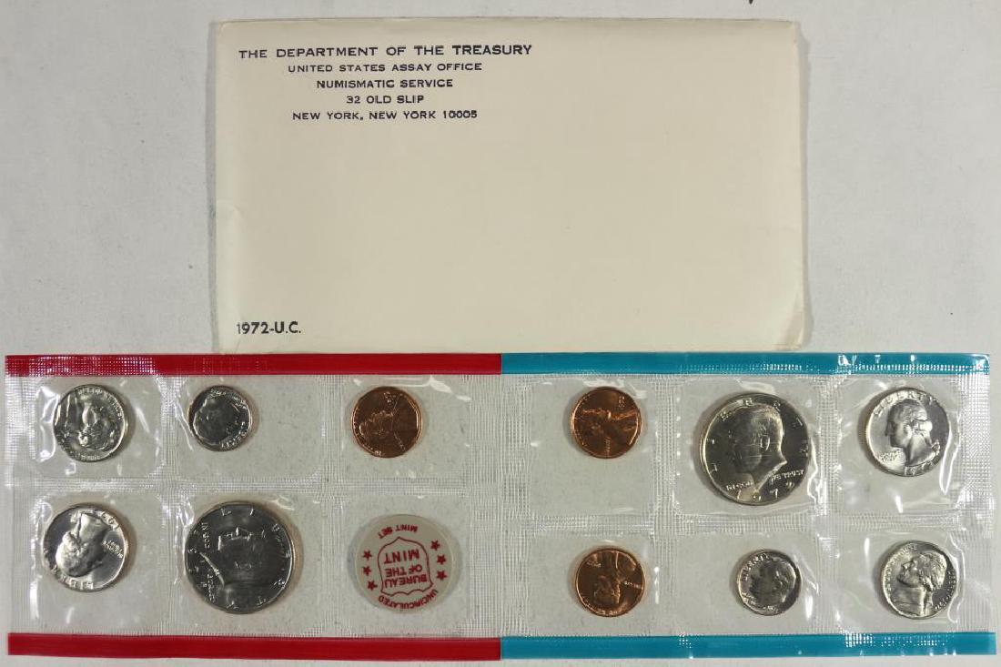 1972 US MINT SET (UNC) P/D/S (WITH ENVELOPE) (1 of 2)
