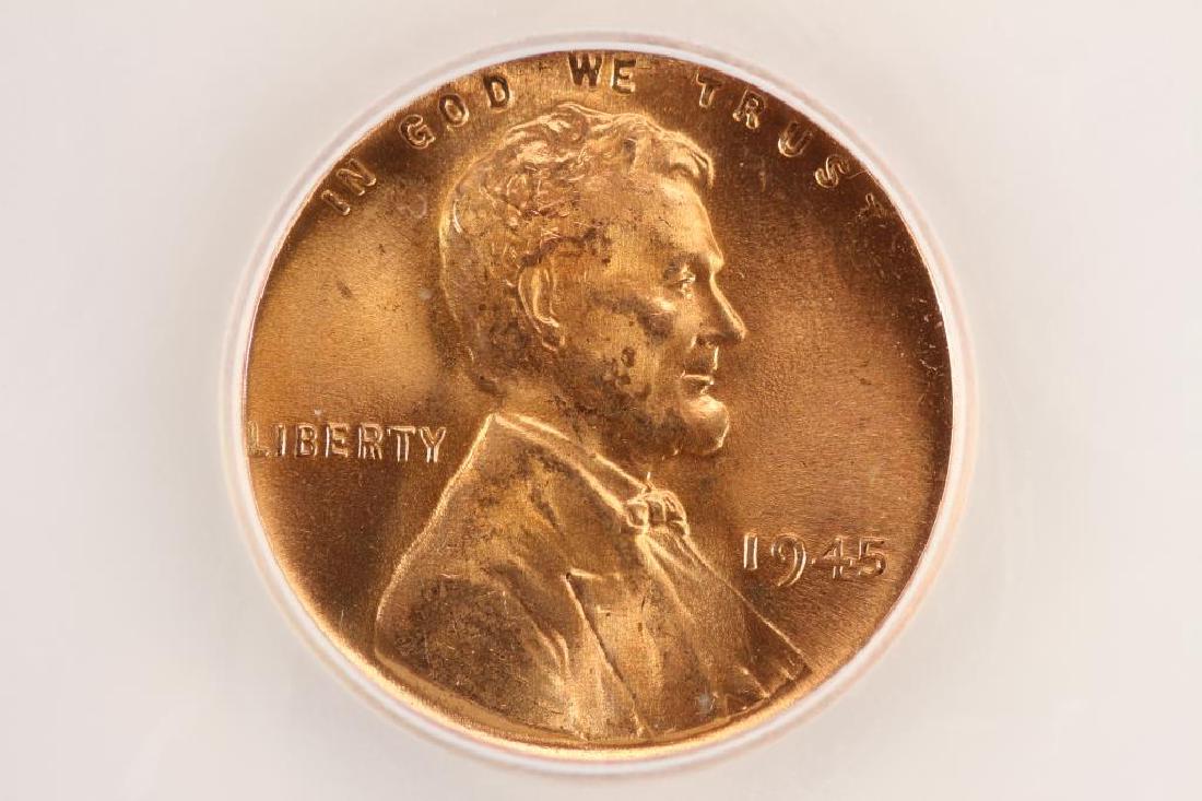 1945 LINCOLN CENT ICG MS67RD (1 of 3)