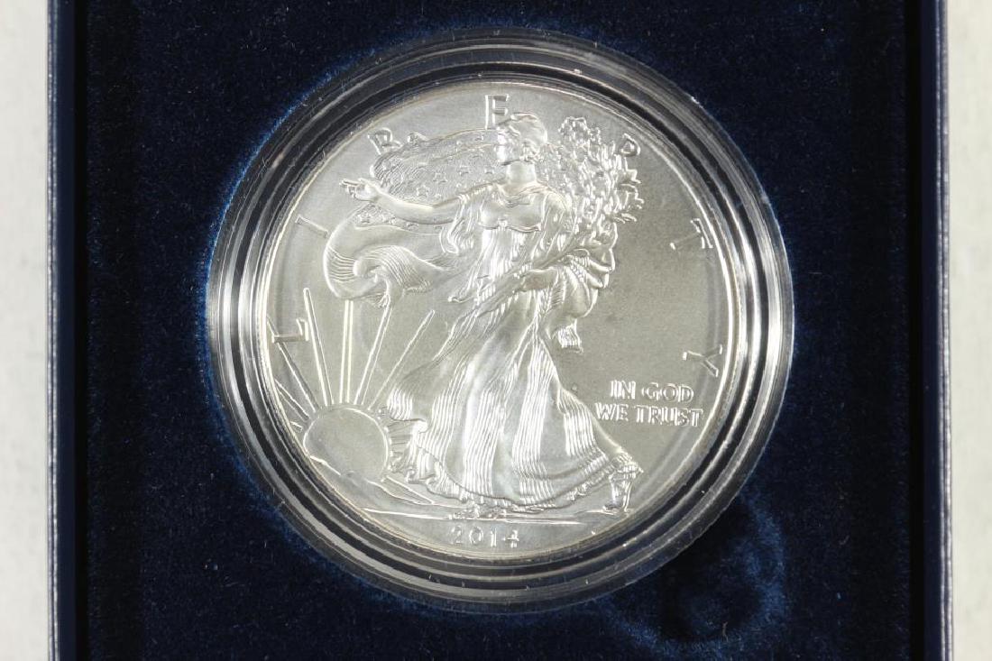 2014-W AMERICAN SILVER EAGLE UNC (1 of 3)