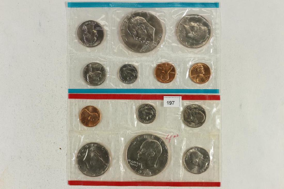 1974 US MINT SET (UNC) P/D/S (WITH ENVELOPE) (1 of 2)