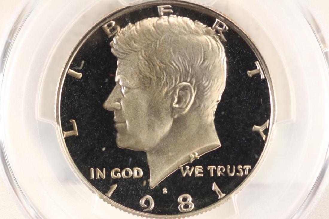 1981-S TYPE I KENNEDY HALF DOLLAR PCGS PR69 DCAM (1 of 3)