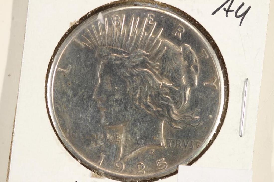 1925 PEACE SILVER DOLLAR AU SCRATCHES (1 of 2)