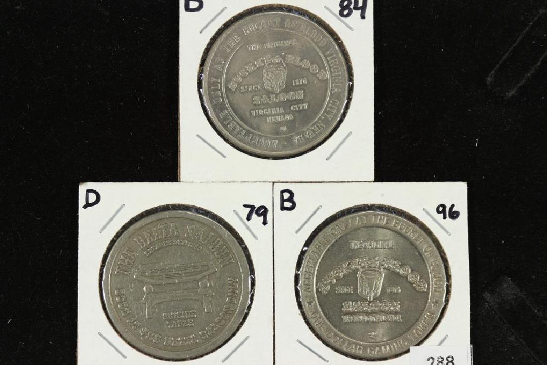 3 NEVADA $1 GAMING TOKENS SEE DESCRIPTION (1 of 2)