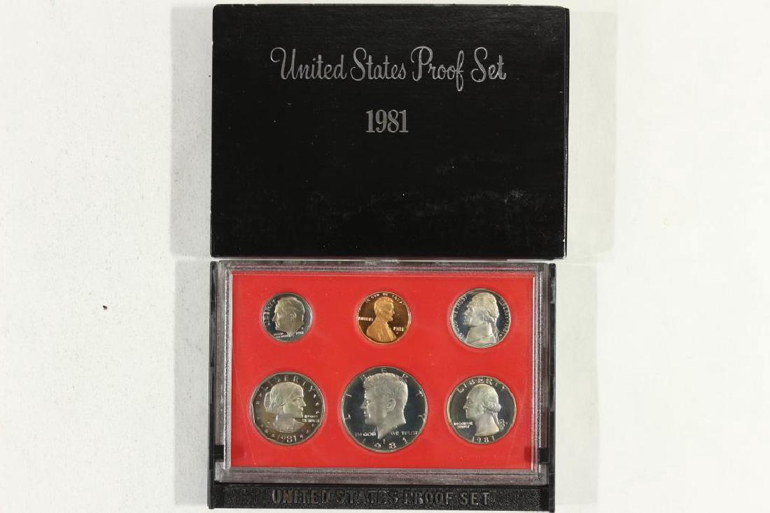 1981 US PROOF SET (WITH BOX) (1 of 2)