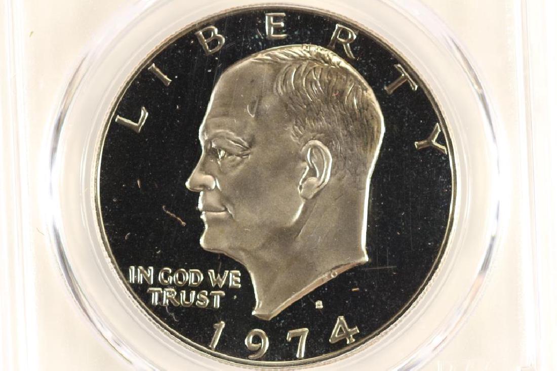 1974-S IKE DOLLAR PCGS PR69 DCAM (1 of 3)