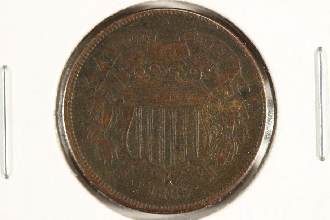 1865 US TWO CENT PIECE (FINE) (1 of 2)