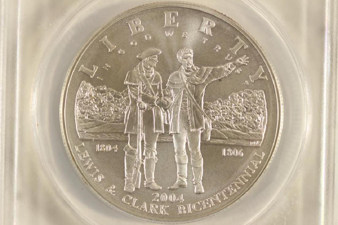 2004-P LEWIS & CLARK SILVER DOLLAR ANACS MS70 (1 of 3)