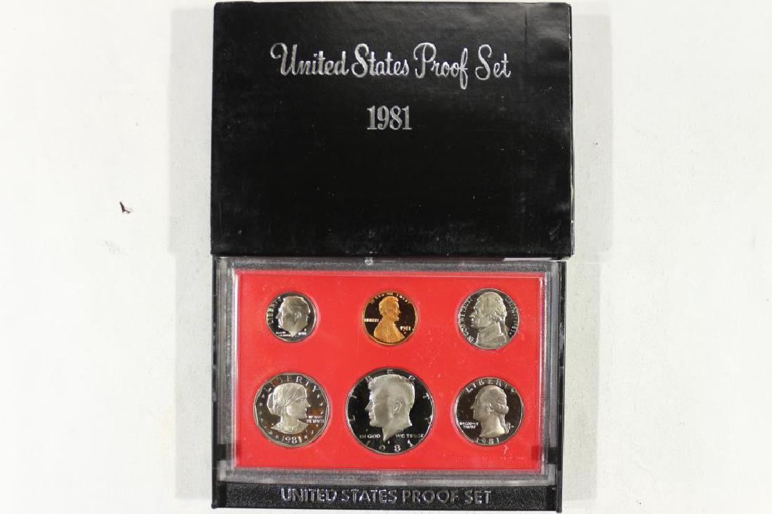 1981 US PROOF SET (WITH BOX) (1 of 2)