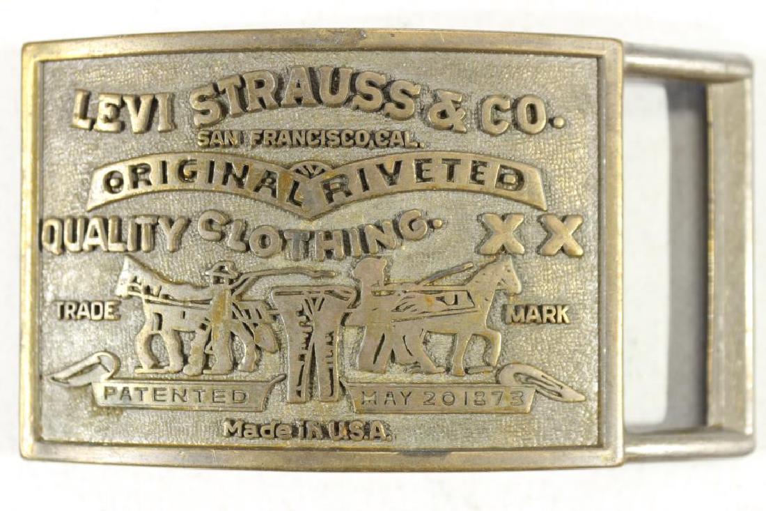 levi strauss belt buckle value