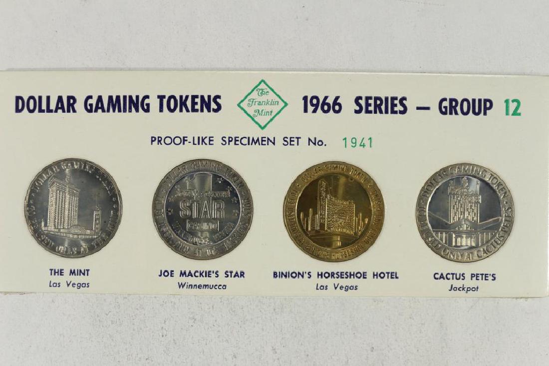 4-1966 SERIES $1 GAMING TOKENS GROUP 12 (PF LIKE) (1 of 2)
