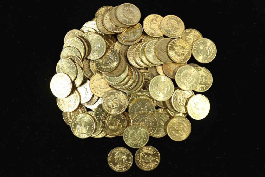 100 GUATEMALA CENTAVOS MOSTLY BRILLIANT UNC'S (1 of 1)