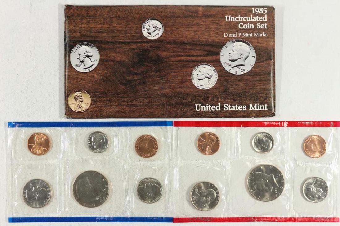 1985 US MINT SET (UNC) P/D (WITH ENVELOPE) (1 of 2)