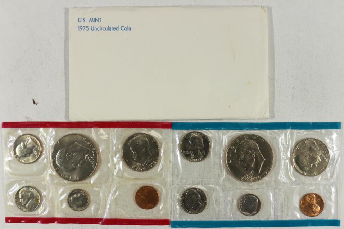 1975 US MINT SET (UNC) P/D (WITH ENVELOPE) (1 of 2)