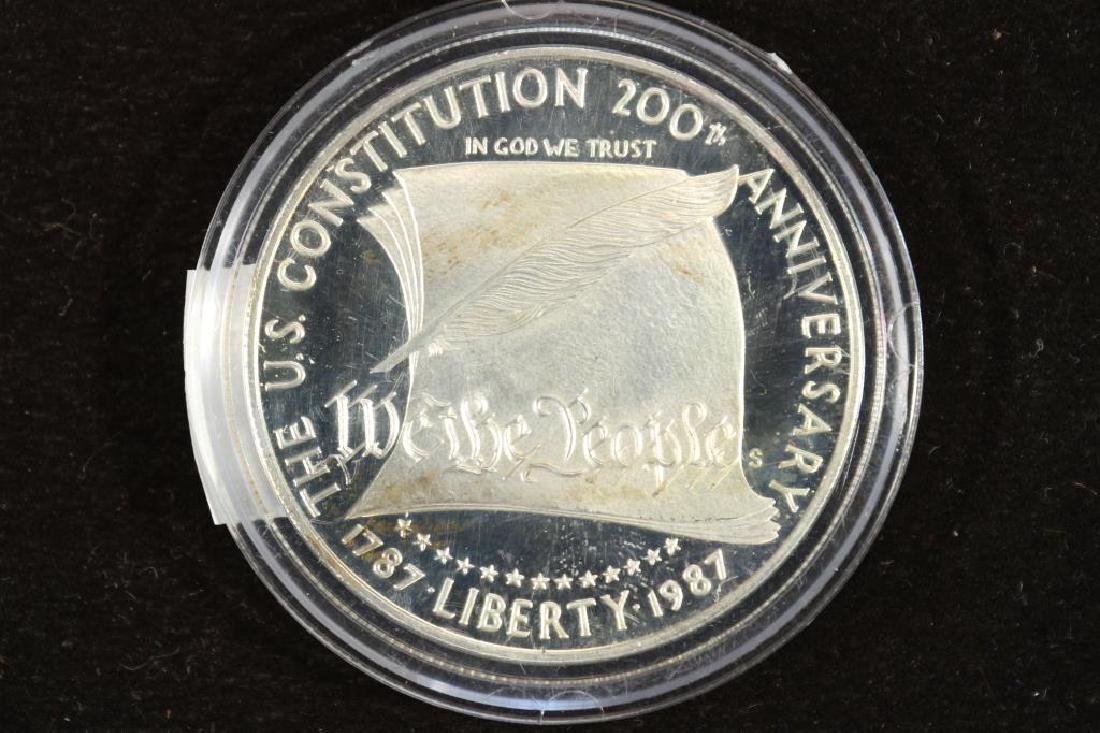 1987-S US CONSTITUTION PROOF SILVER DOLLAR (1 of 2)