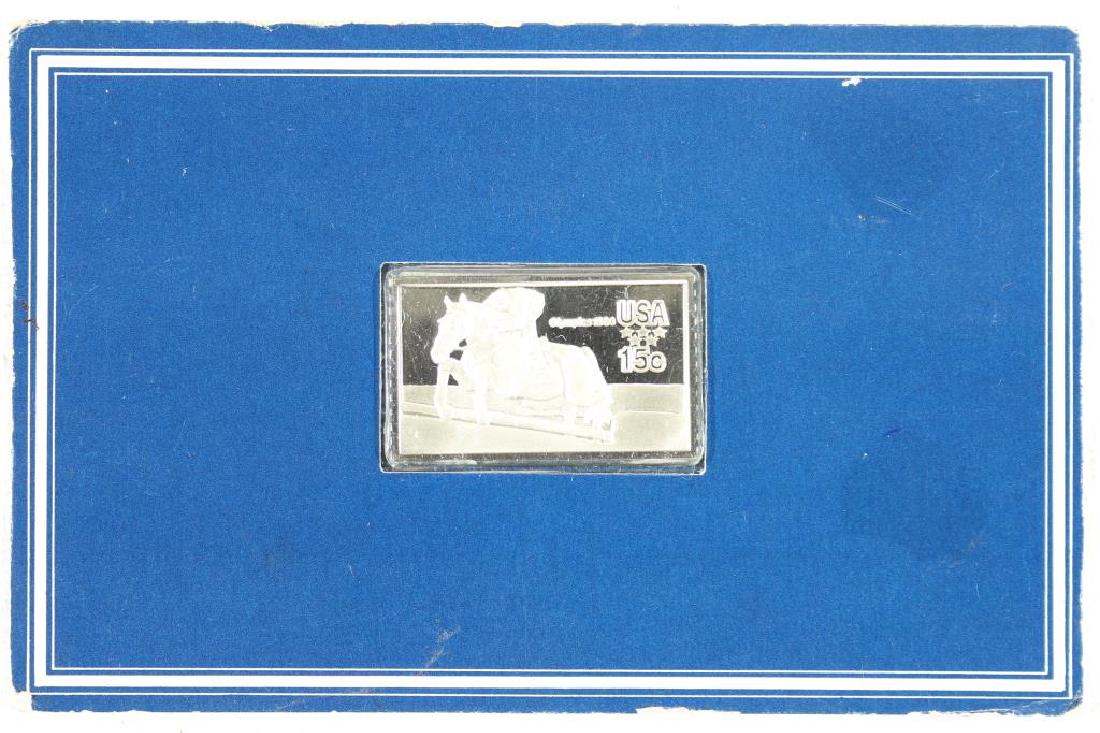 STERLING SILVER PROOF INGOT COPY OF 1980 (1 of 2)