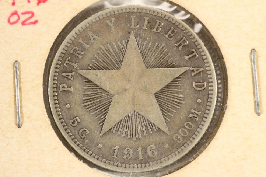 1916 CUBA SILVER 20 CENTAVOS (1 of 2)