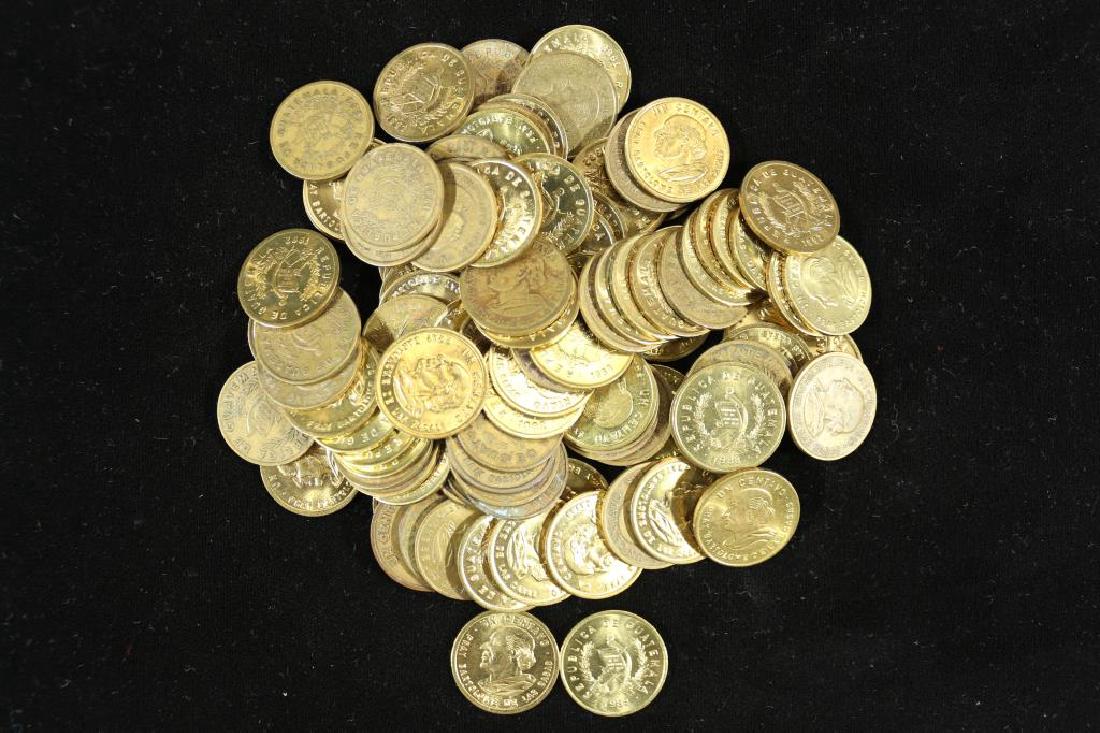 100 GUATEMALA CENTAVOS LOTS OF BRILLIANT UNC'S (1 of 1)