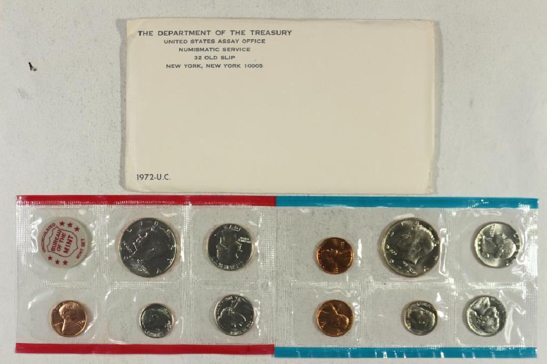 1972 US MINT SET (UNC) P/D/S (WITH ENVELOPE) (1 of 2)