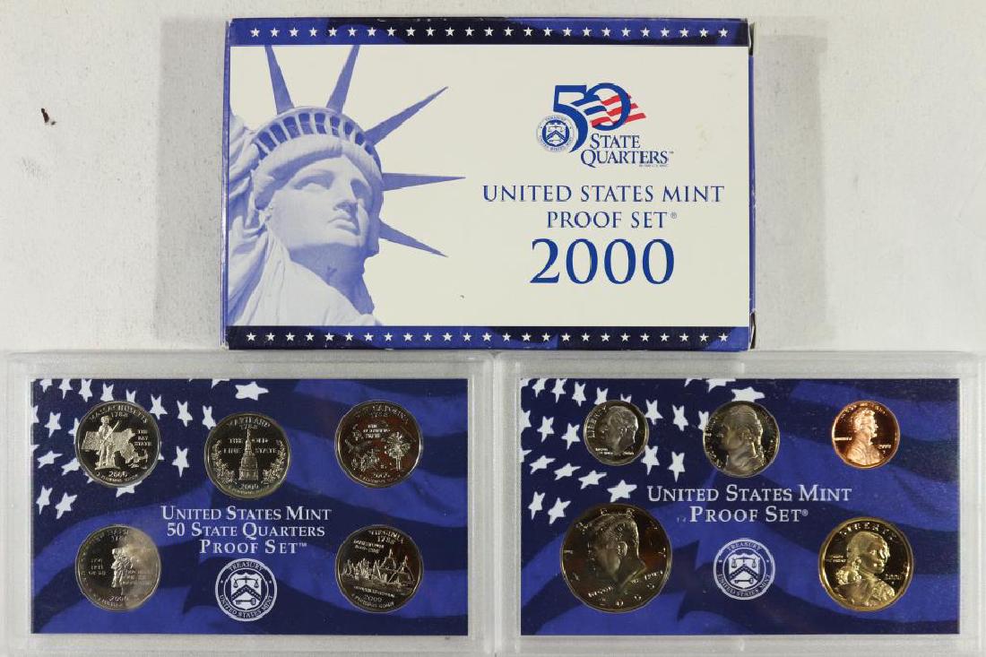 2000 US PROOF SET (WITH BOX) (1 of 2)