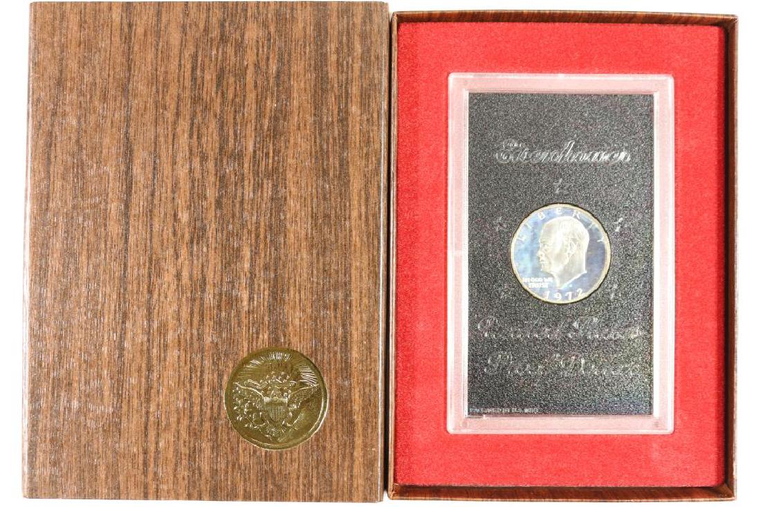 1972-S IKE SILVER DOLLAR PROOF (BROWN PACK) (1 of 2)