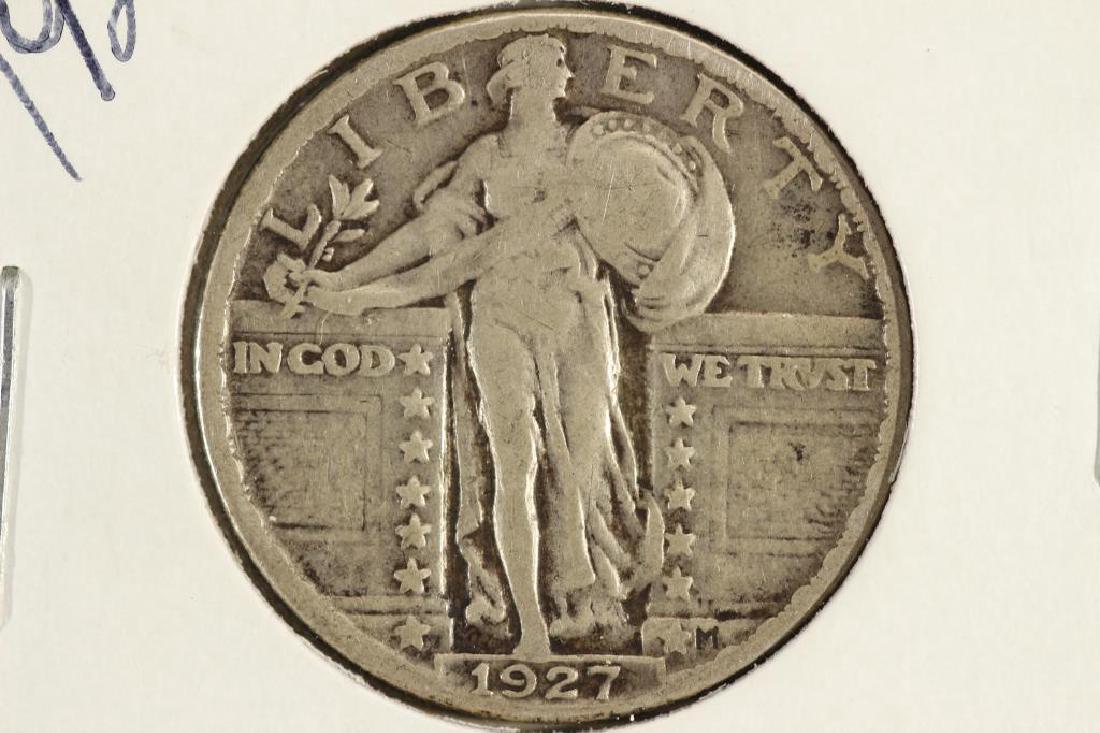 1927 STANDING LIBERTY QUARTER: You must call us at 1-763-862-8302 or email us at bidalotauction@aol.com with your credit card number directly. Thanks.