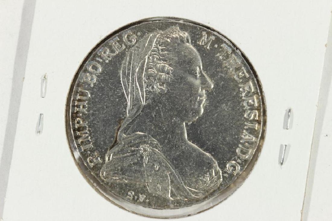 1780 AUSTRIA MARIA THERESIA THALER (SILVER) UNC: You must call us at 1-763-862-8302 or email us at bidalotauction@aol.com with your credit card number directly. Thanks.