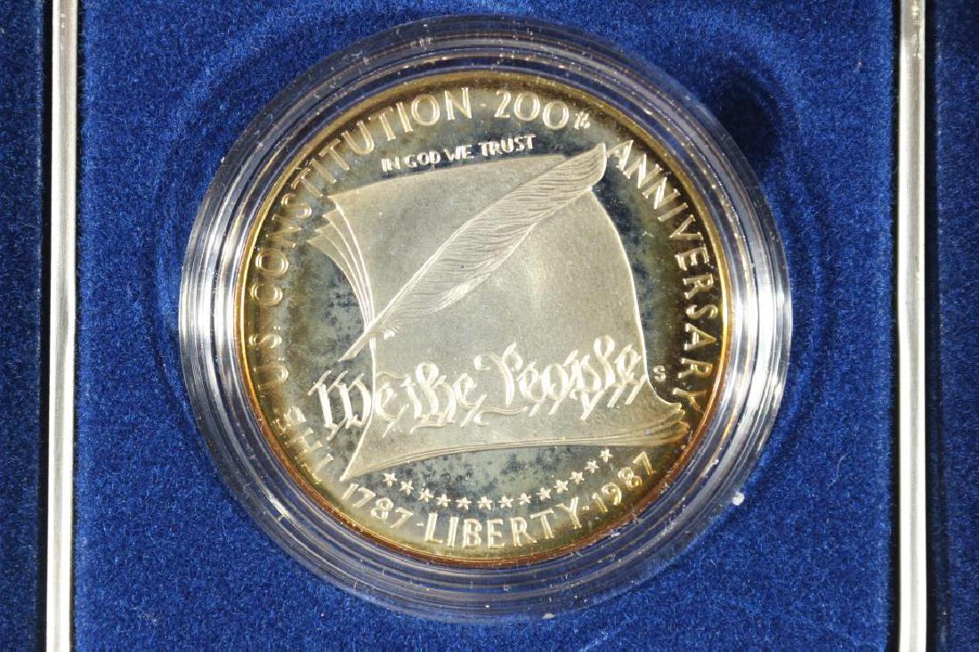 1987-S US CONSTITUTION PROOF SILVER DOLLAR (1 of 3)