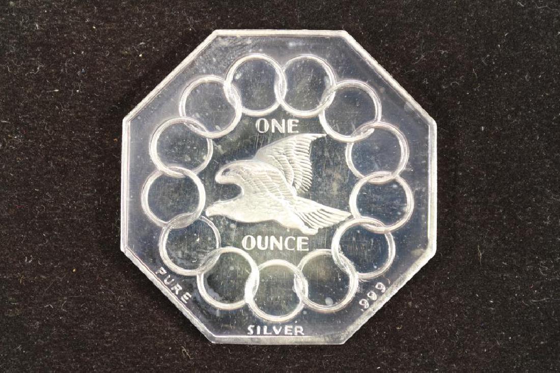 1 TROY OZ .999 PURE SILVER PROOF TOKEN (1 of 2)