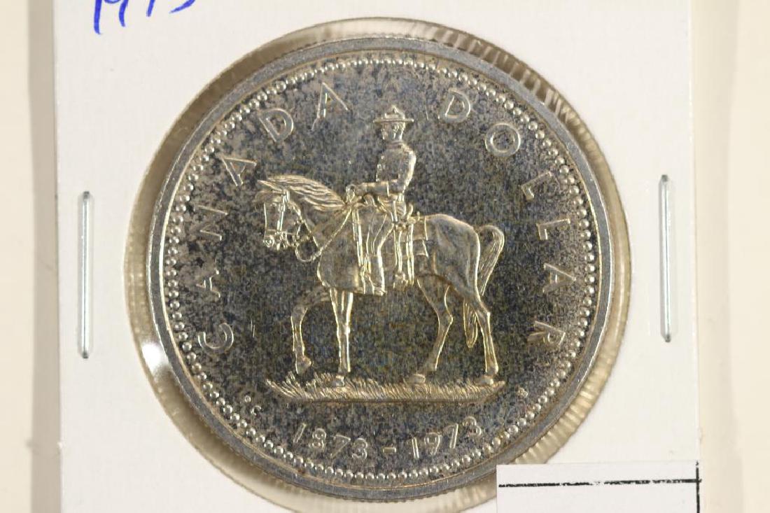 1973 CANADA R.C.M.P. SILVER DOLLAR UNC (1 of 2)