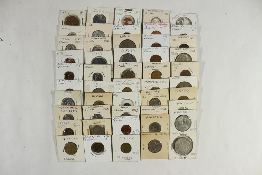 50 ASSORTED FOREIGN COINS SEE DESCRIPTION (1 of 1)