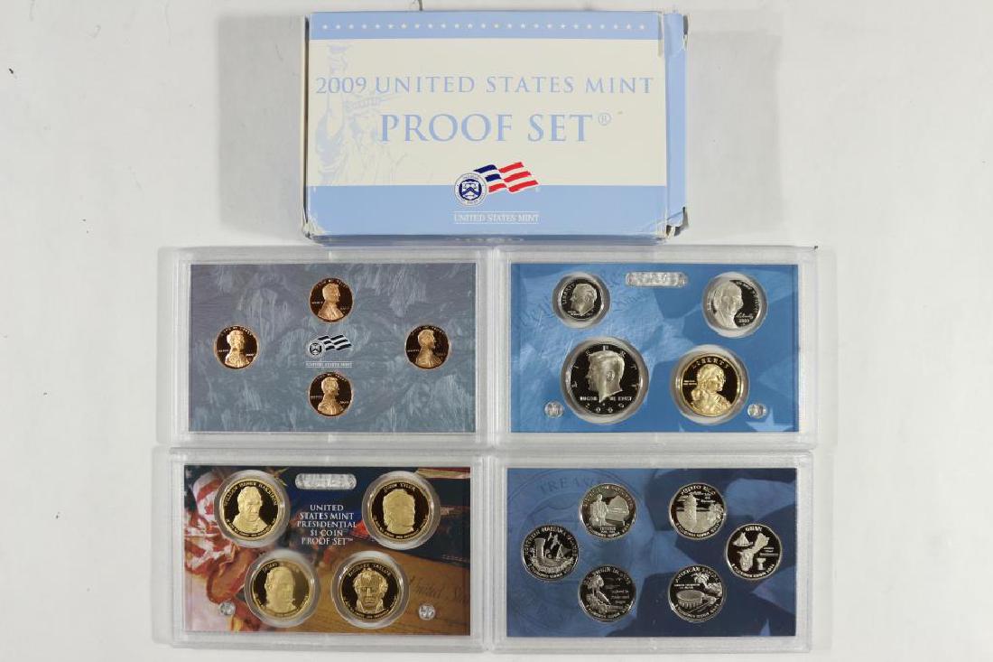 2009 US PROOF SET (WITH BOX) 18 PIECES (1 of 2)