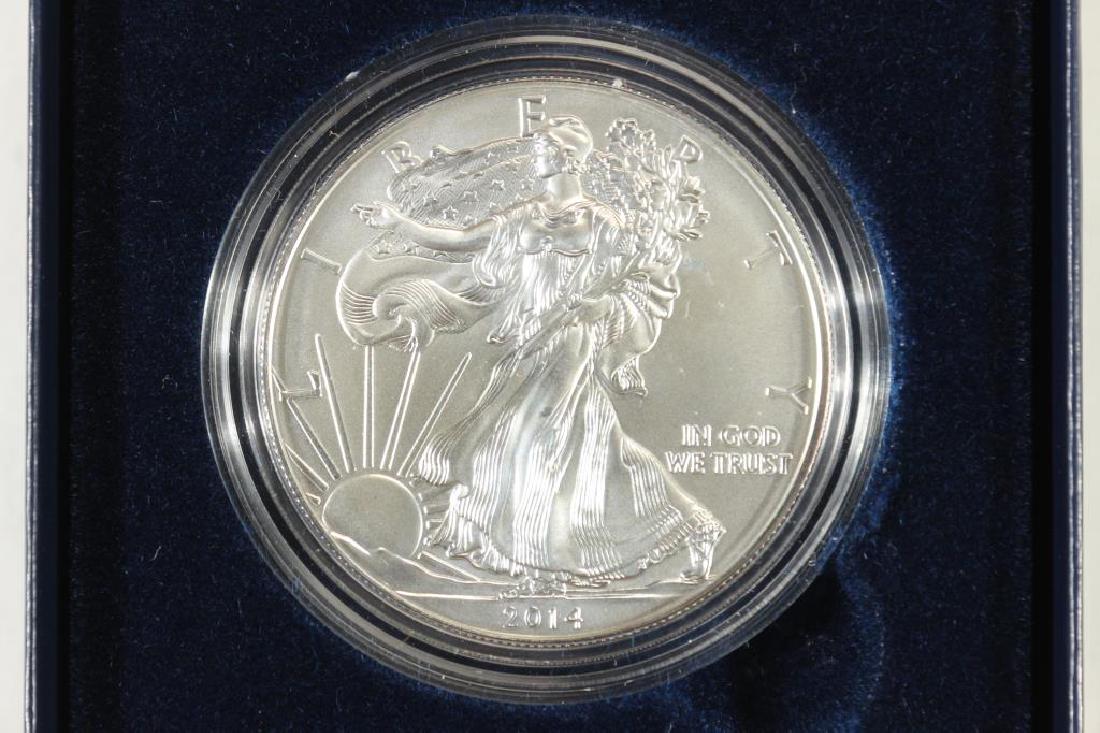 2014-W AMERICAN SILVER EAGLE UNC (1 of 3)