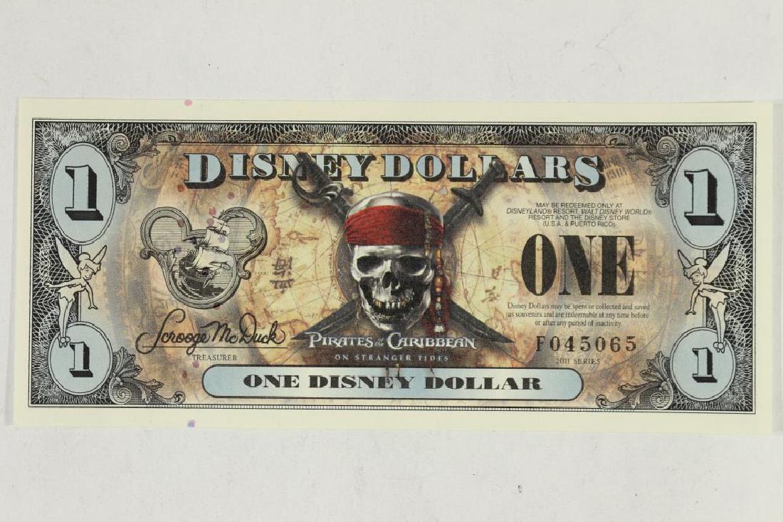 2011 SERIES DISNEY DOLLAR PIRATES OF THE CARIBBEAN: ''QUEEN ANNE'S REVENGE'', CRISP UNC