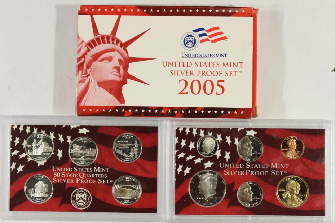 2005 US SILVER PROOF SET (WITH BOX) (1 of 2)