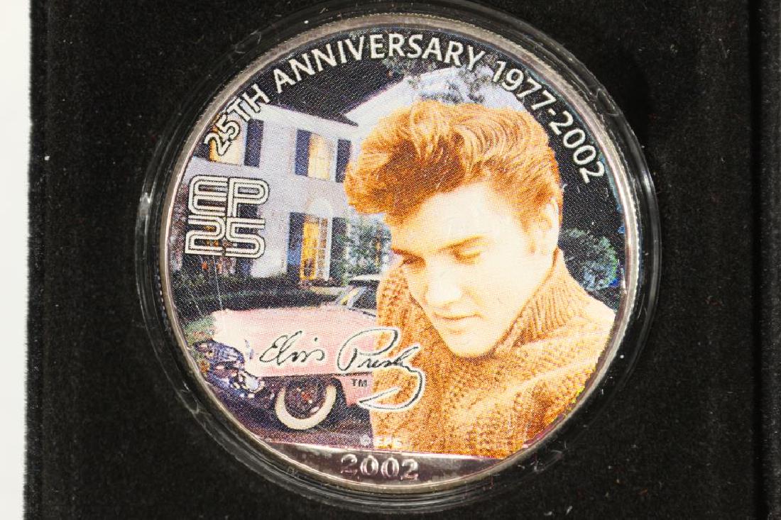 ELVIS PRESLEY COLORIZED AMERICAN SILVER EAGLE (1 of 3)