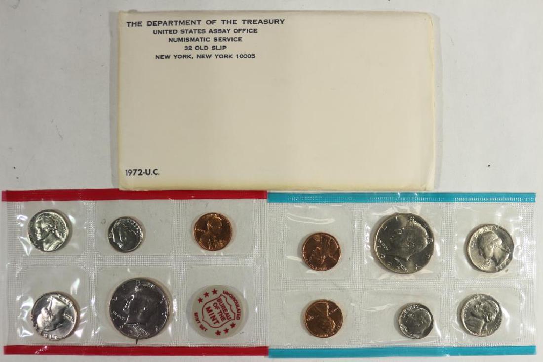 1972 US MINT SET (UNC) P/D/S (WITH ENVELOPE) (1 of 2)