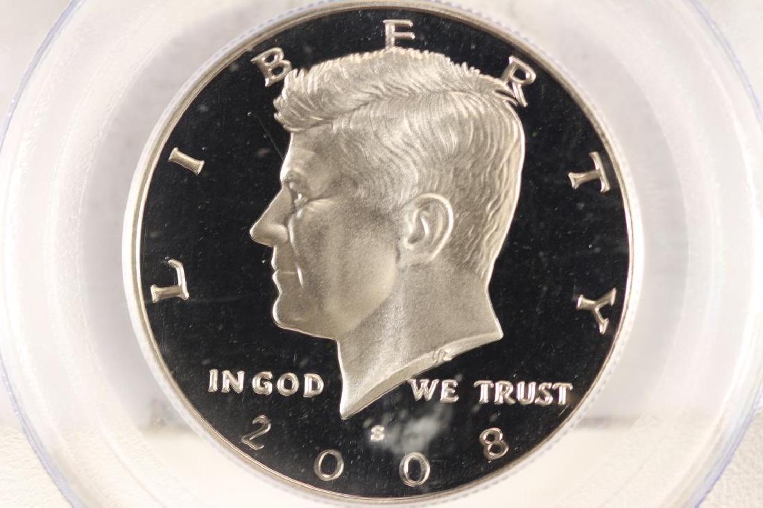 2008-S KENNEDY HALF DOLLAR PCGS PR69 DCAM (1 of 3)
