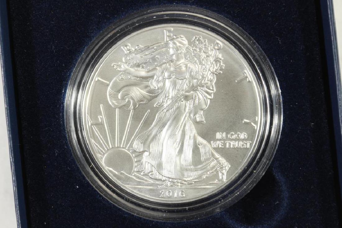 2016-W BURNISHED AMERICAN SILVER EAGLE UNC (1 of 3)