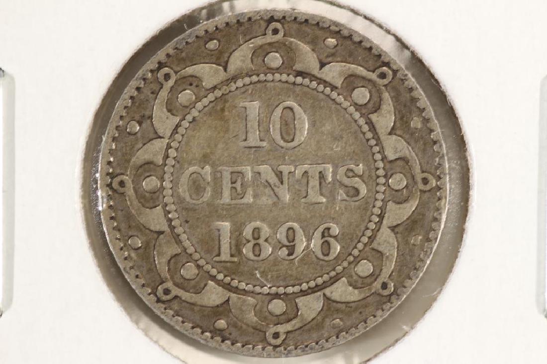 1896 NEWFOUNDLAND SILVER 10 CENT (1 of 2)