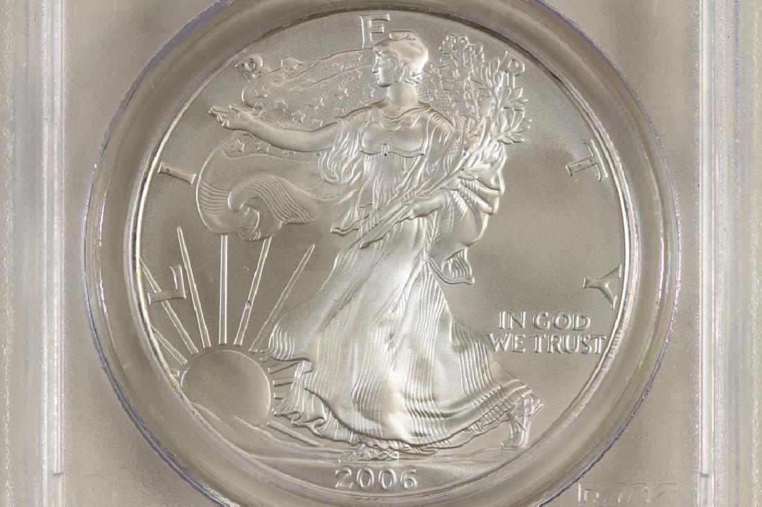 2006 AMERICAN SILVER EAGLE PCGS MS69 (1 of 3)