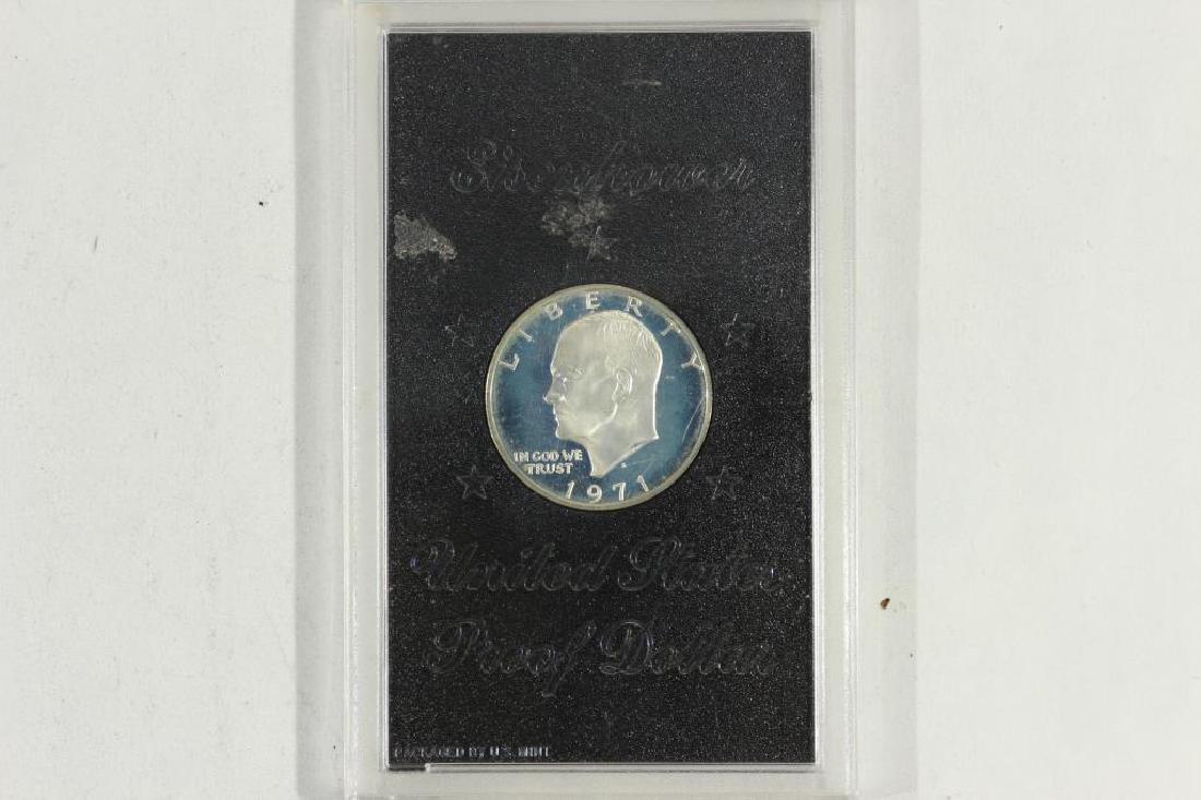 1971-S IKE SILVER DOLLAR PROOF (BROWN PACK) NO BOX (1 of 2)