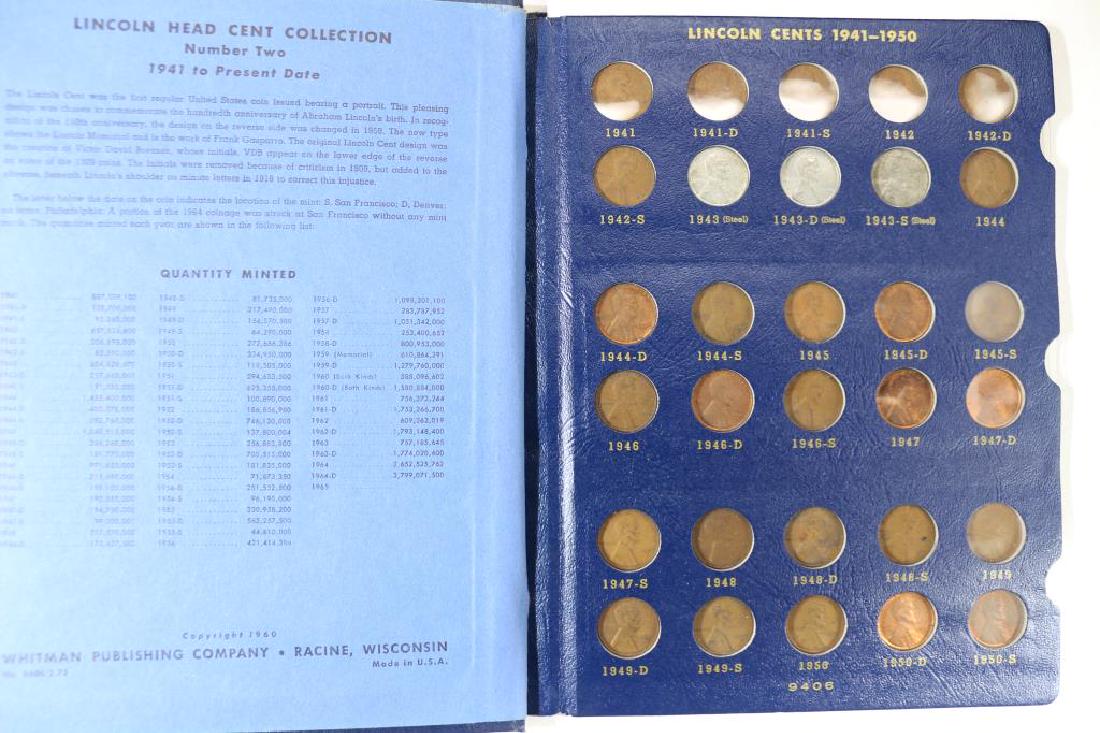 NEARLY COMPLETE 1941-UP LINCOLN CENT ALBUM (1 of 5)